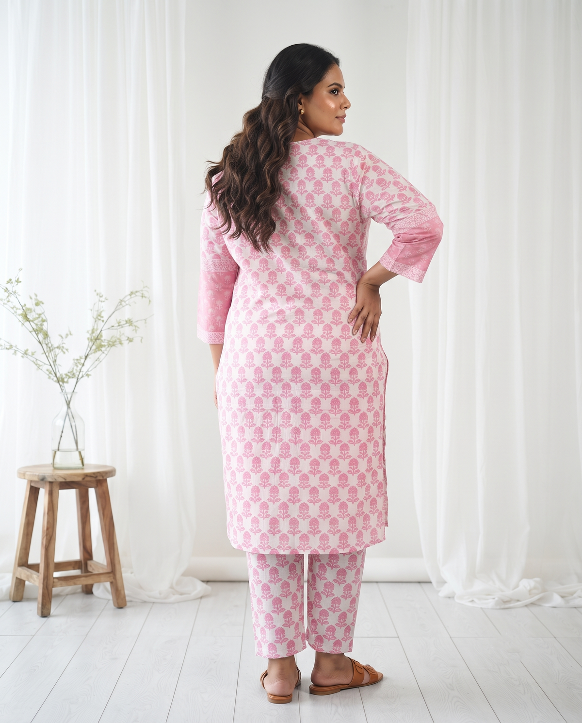 VANYA BOTANICAL 3 PC SET - PINK