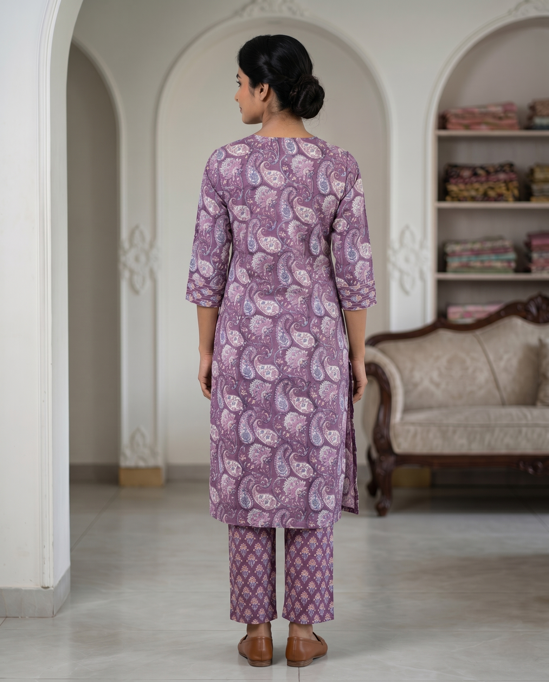 EVERYDAY GRACE KURTA PANT SET - PREMIUM COTTON