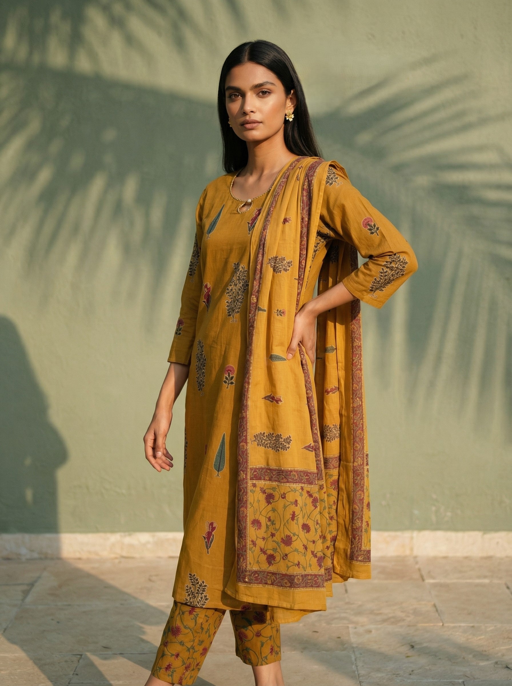 Pearl-Trim Heritage Mustard KPD Set