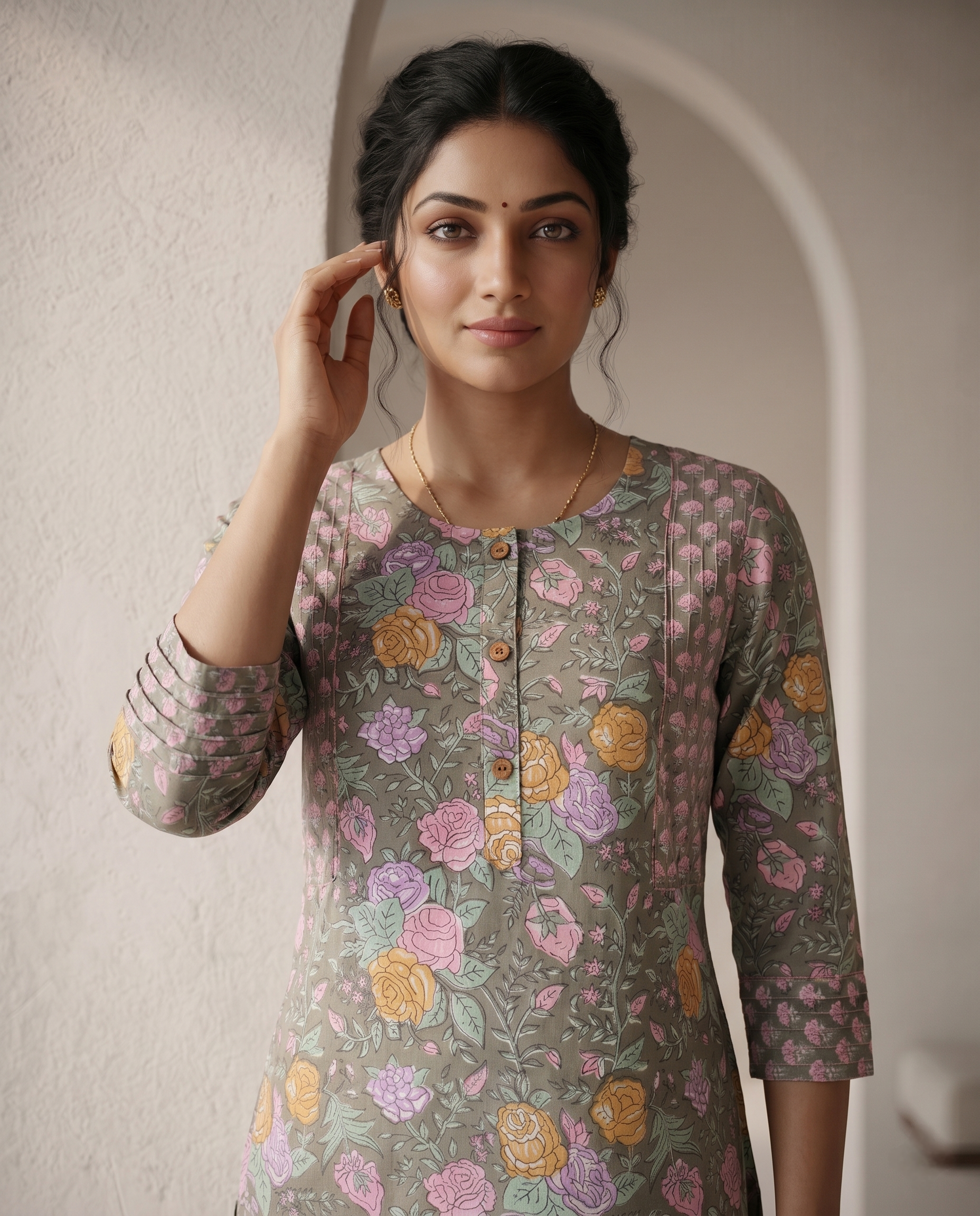 EVERYDAY GRACE KURTA PANT SET - PREMIUM COTTON