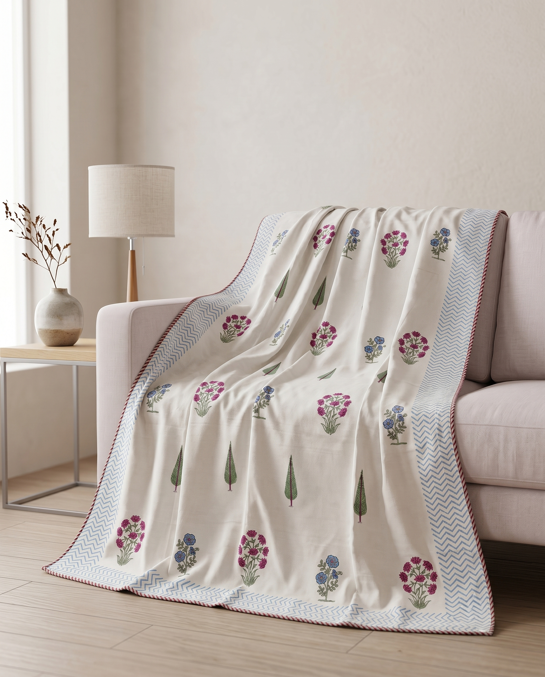 SOFT PEARL REVERSIBLE SINGLE DOHAR PREMIUM COTTON