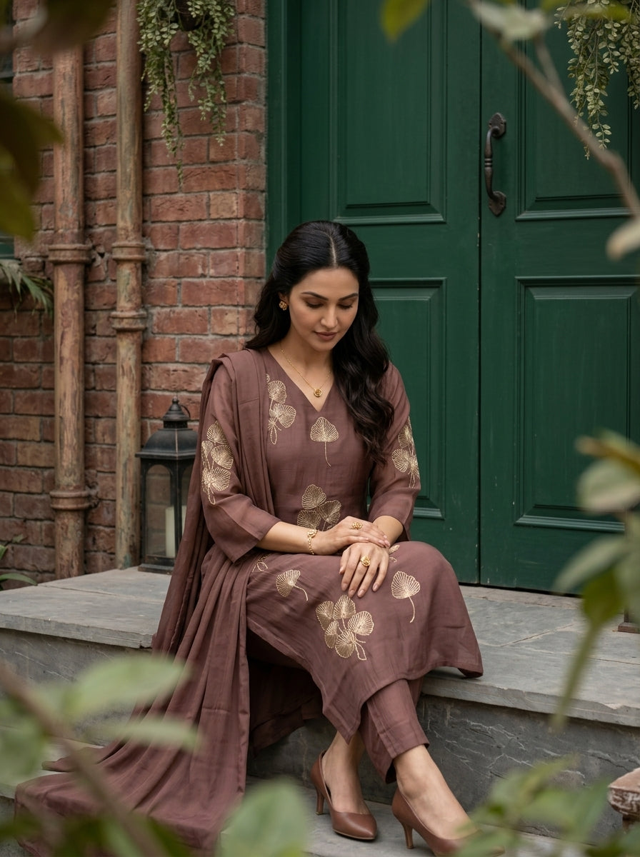 ONION PINK ROYALE COTTON SILK KPD SET