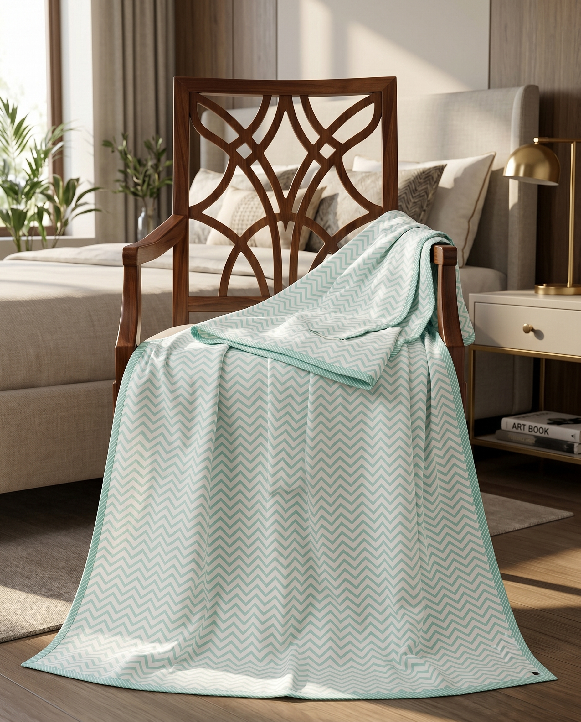 SPRING COURTYARD REVERSIBLE SINGLE DOHAR PREMIUM COTTON