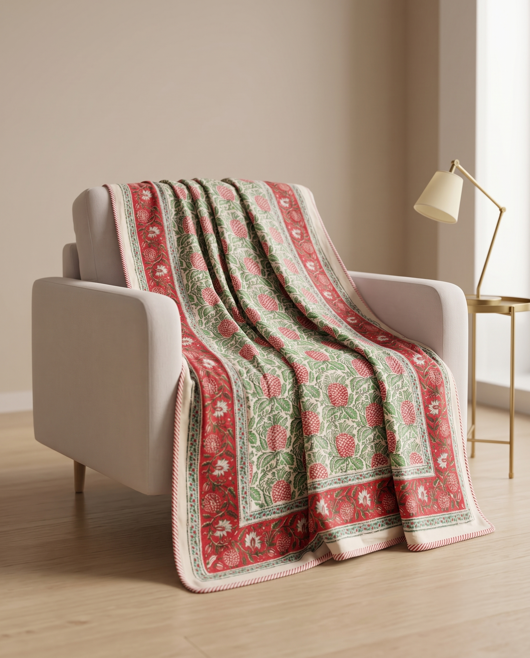 ANAR BAGH REVERSIBLE SINGLE DOHAR PREMIUM COTTON