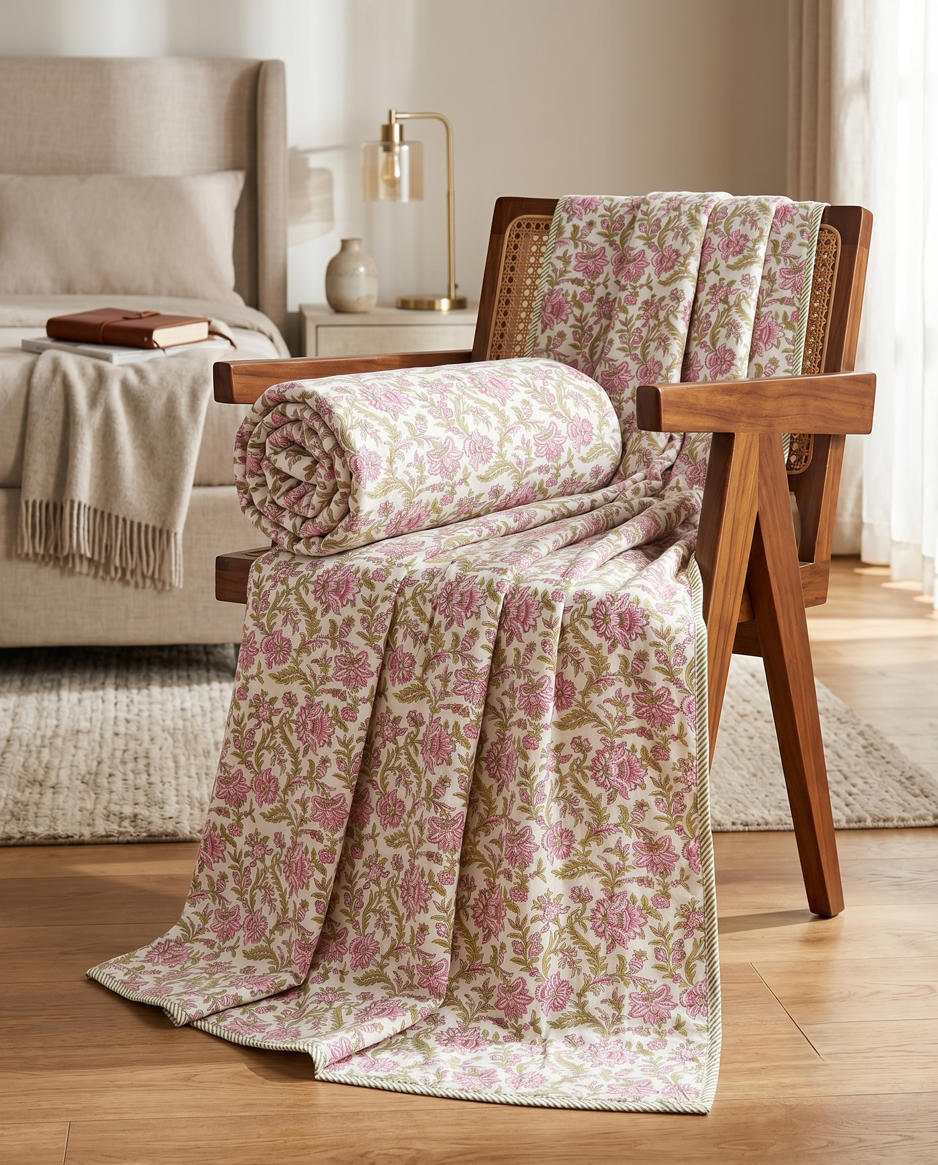 SUNEHRI BAGH REVERSIBLESINGLE DOHAR PREMIUM COTTON
