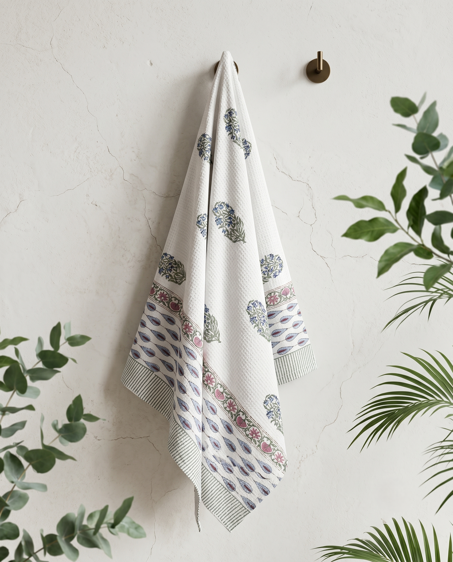 MEADOW PREMIUM WAFFLE TOWEL (HANDBLOCK)