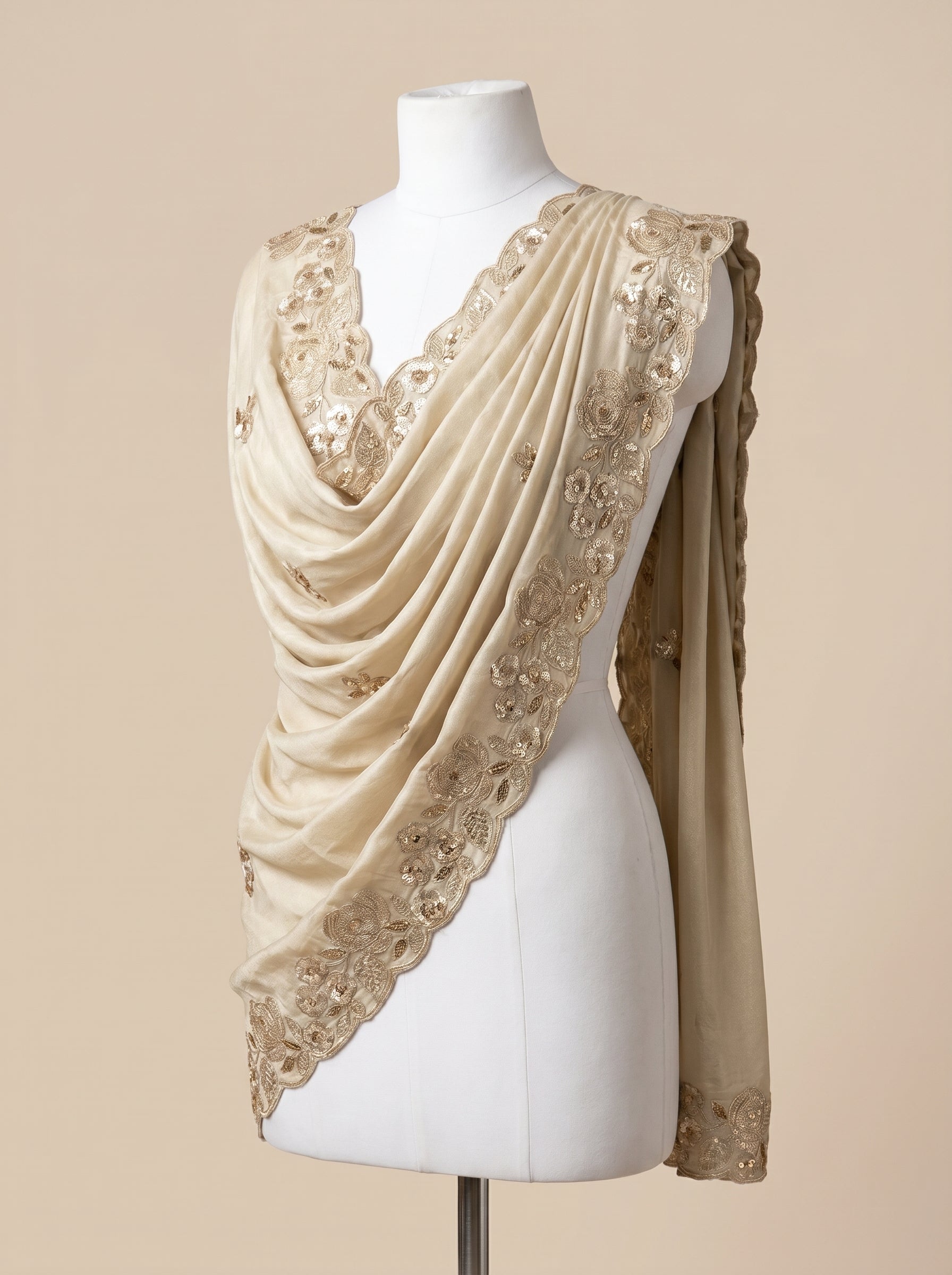 LUXURY BORDER TISSUE TISSUE DUPATTA