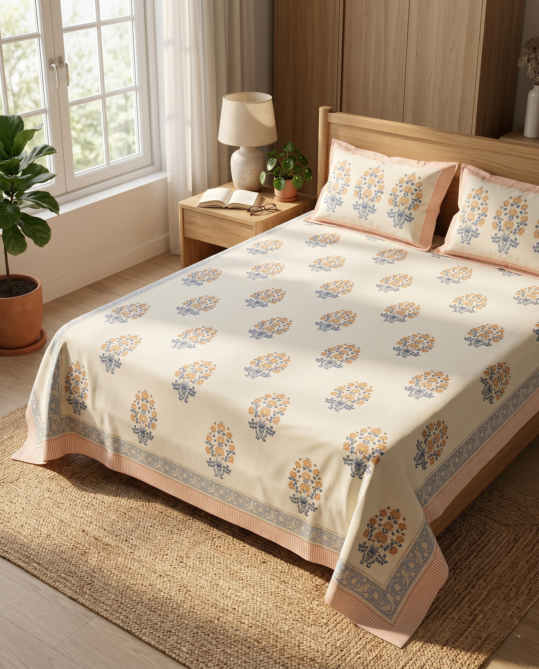 THE AMBER VINTAGE BUTTA PREMIUM BEDSHEET