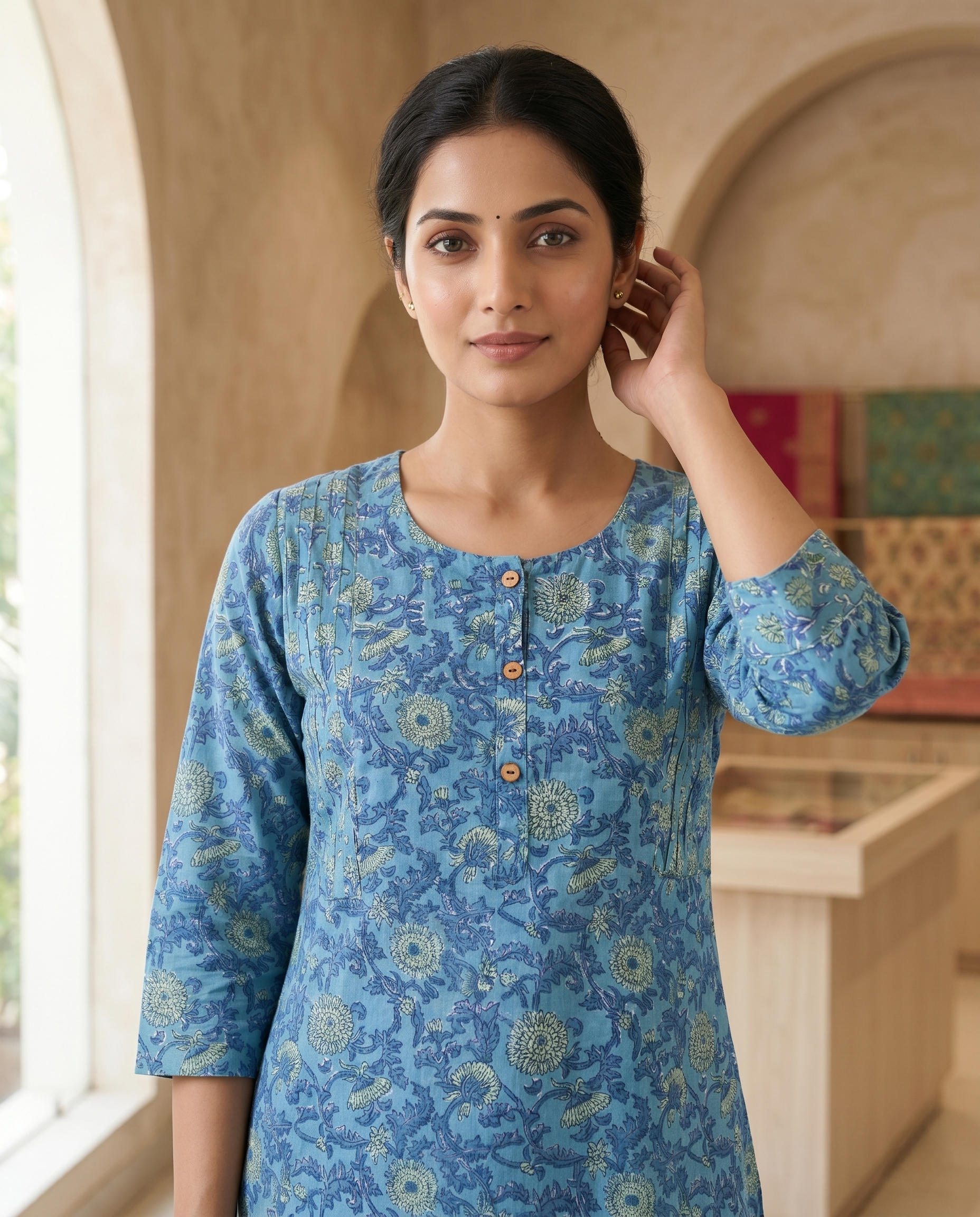 EVERYDAY GRACE KURTA PANT SET - PREMIUM COTTON