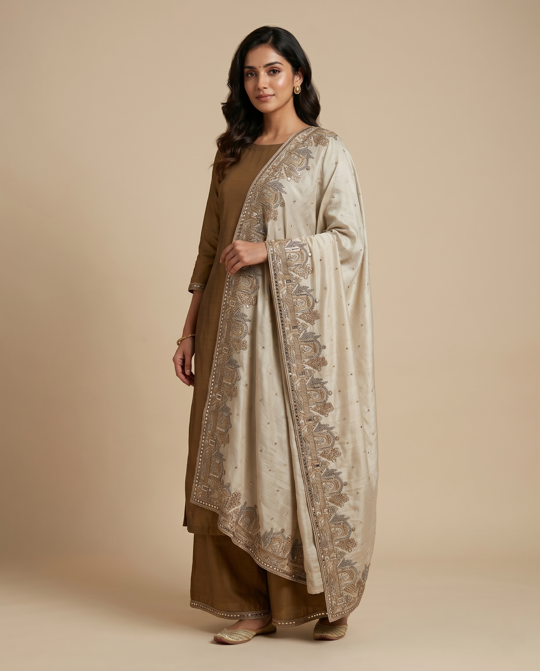 LUXURY STATEMENT TISSUE SILK DUPATTA