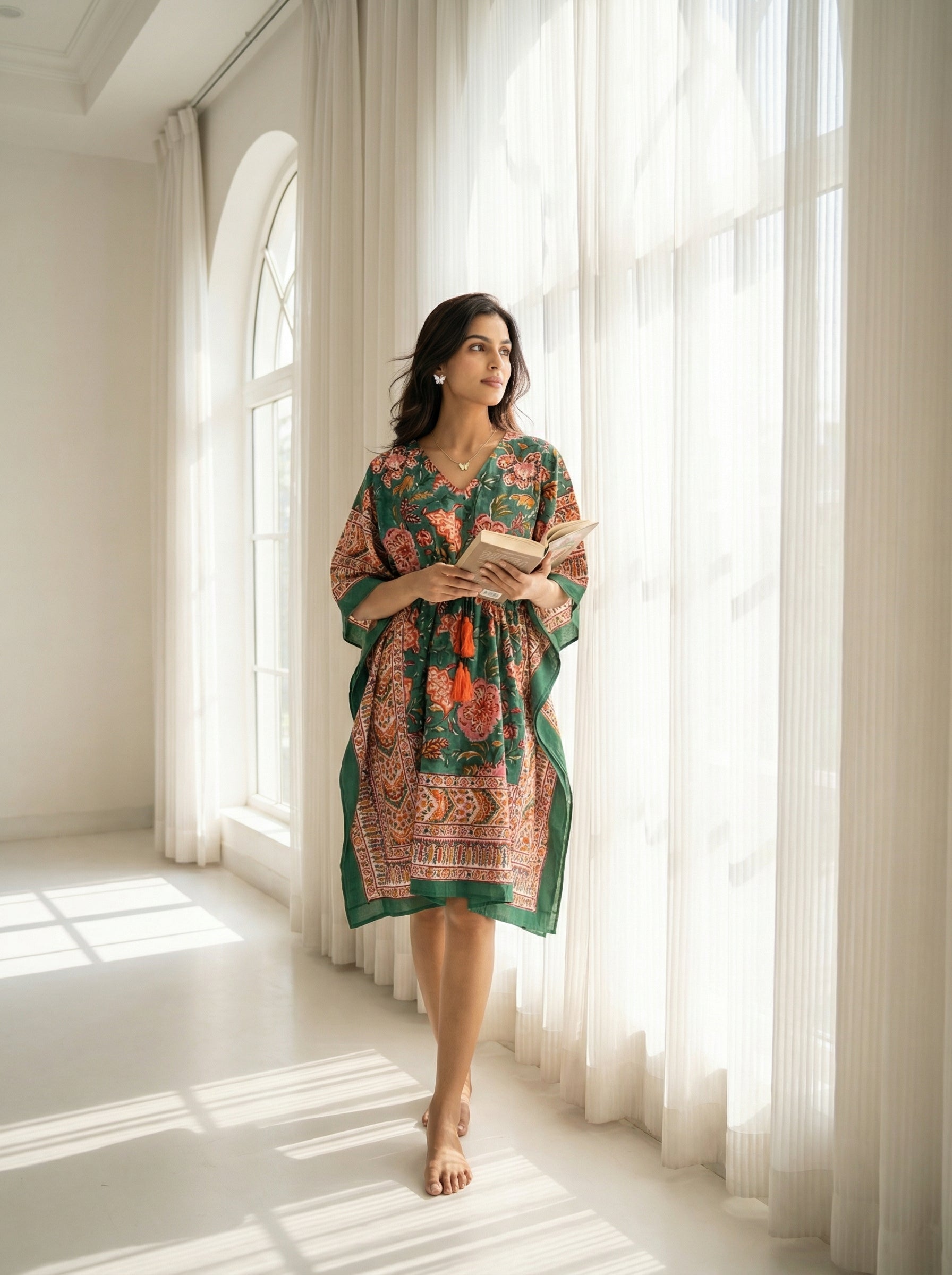 Short Mul Cotton Kaftan