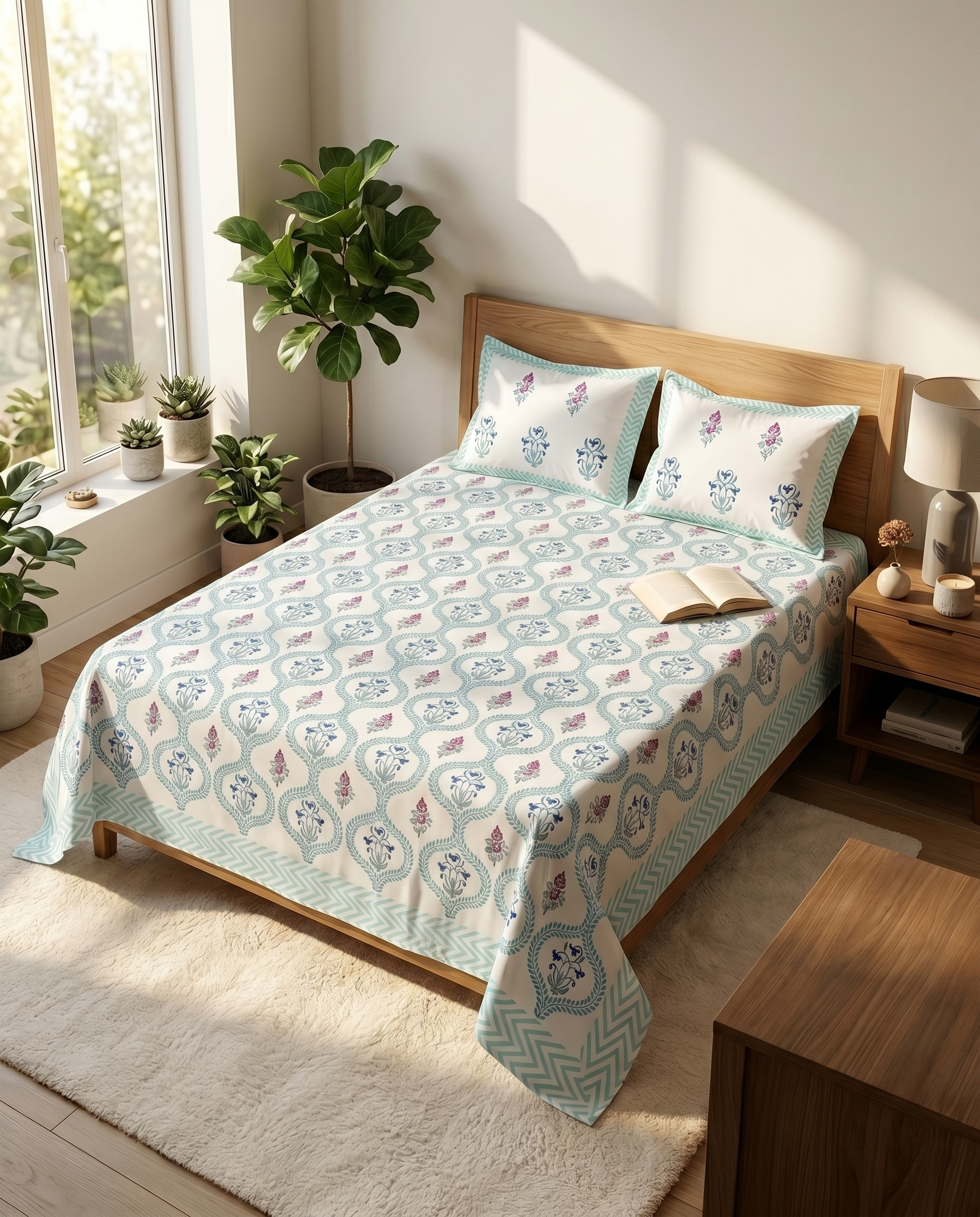 THE ROYAL CHEVRON JAAL PREMIUM BEDSHEET