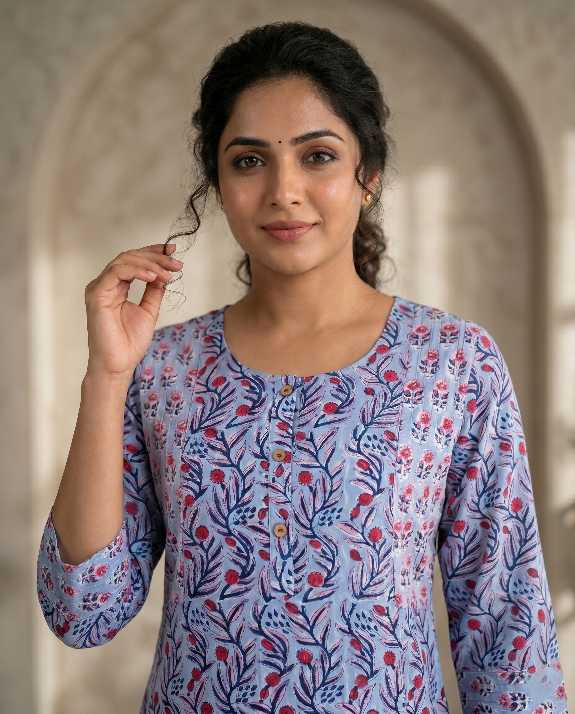 EVERYDAY GRACE KURTA PANT SET - PREMIUM COTTON