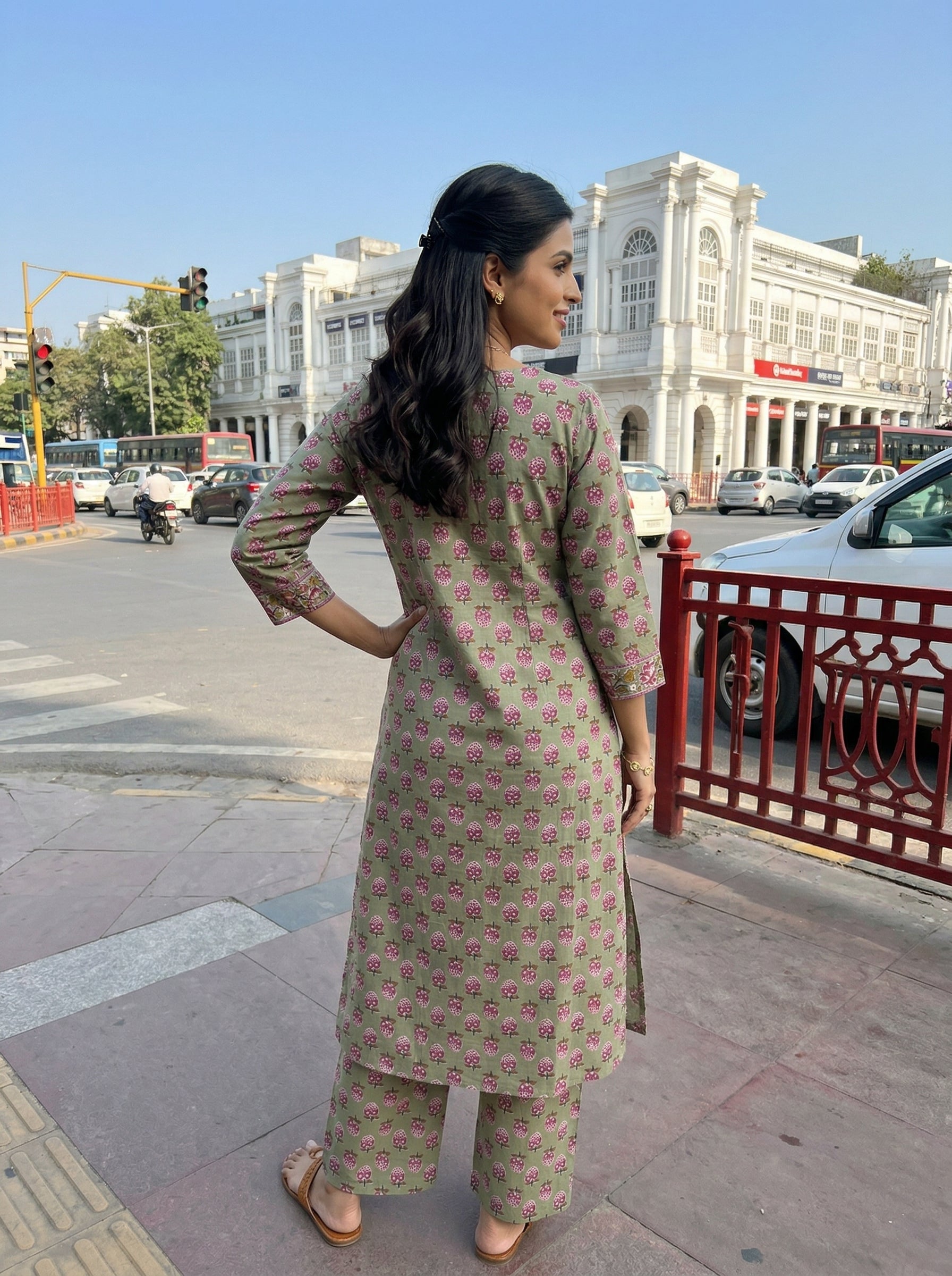 URBAN GRACE COTTON GREEN KP SET