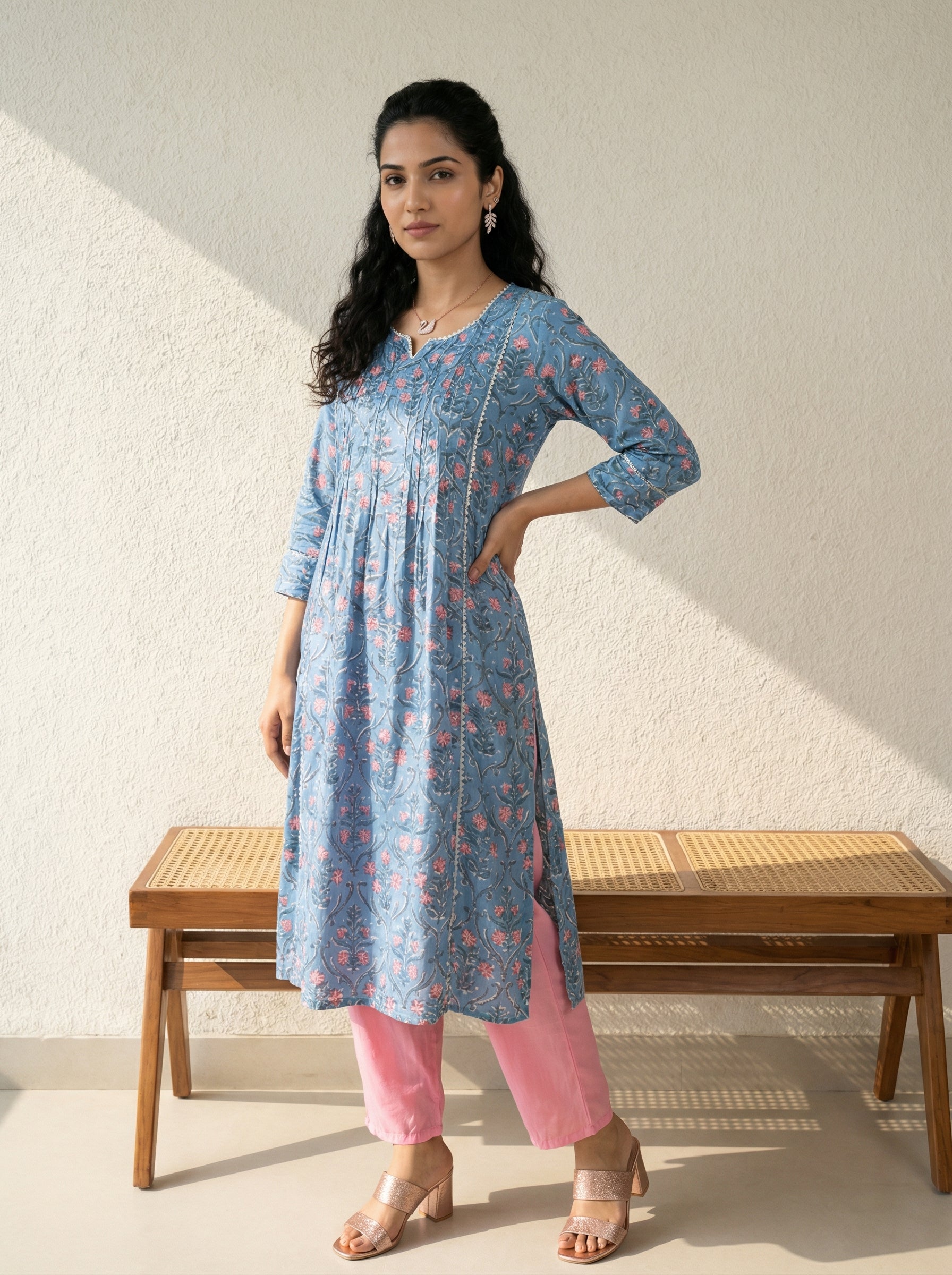 Modal Silk Blue KP Set