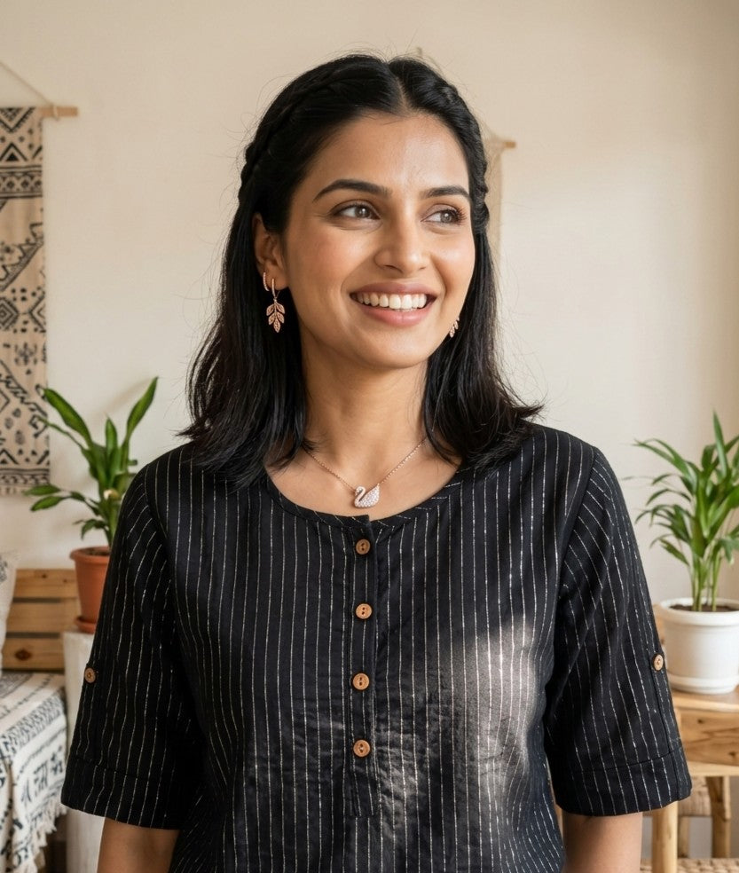 CLASSIC COMFORT BLACK COTTON TOP