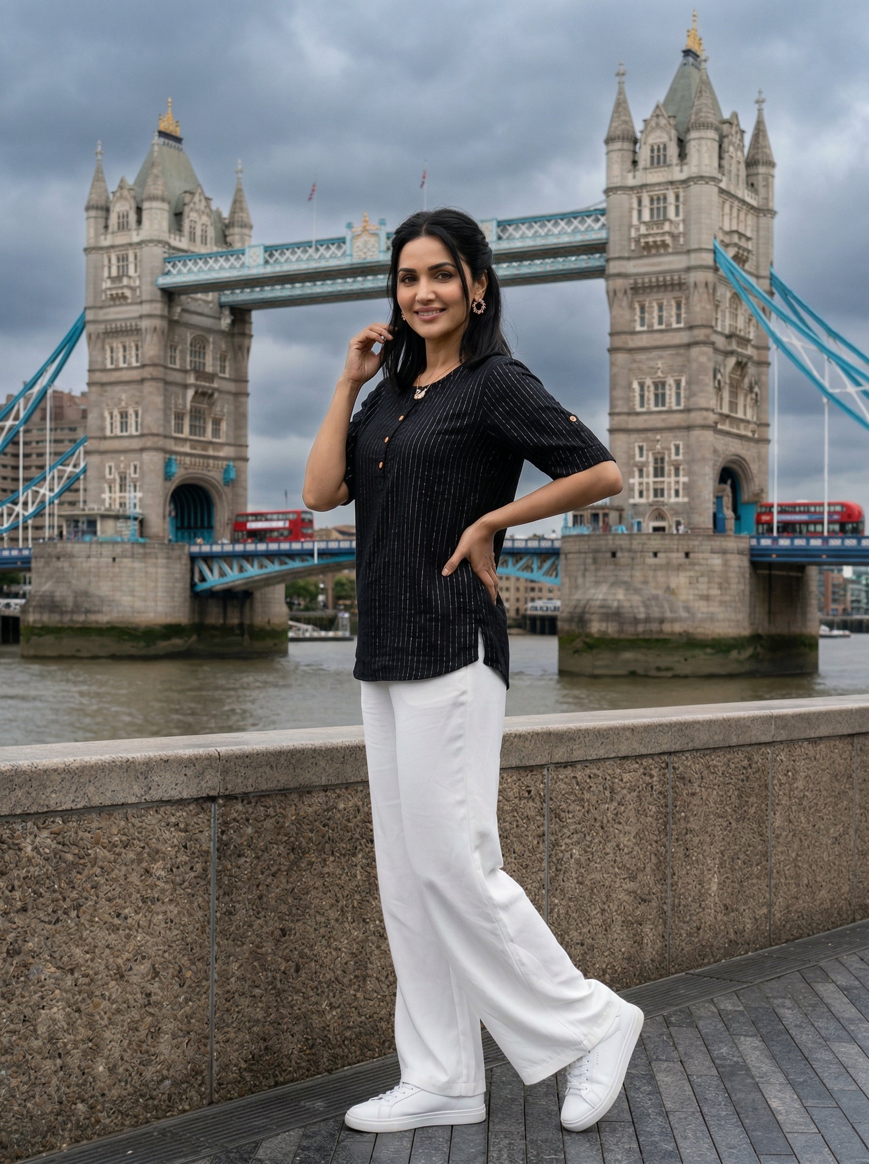 CLASSIC COMFORT BLACK COTTON TOP