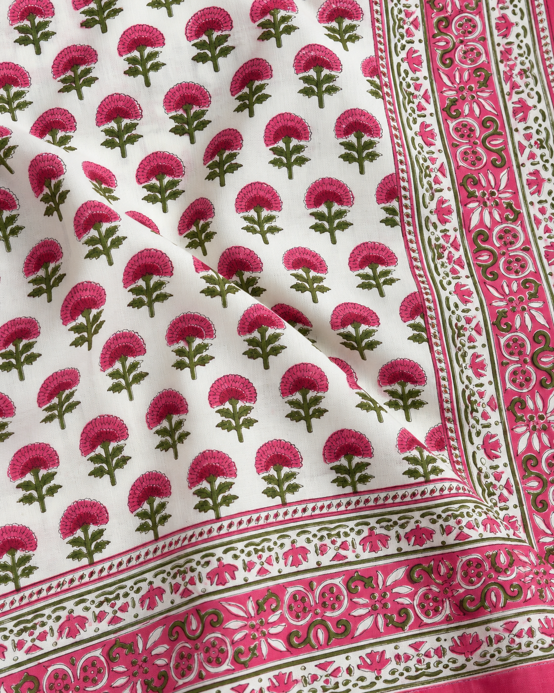 The Pink Gulbahar Thick Cotton Bedsheet