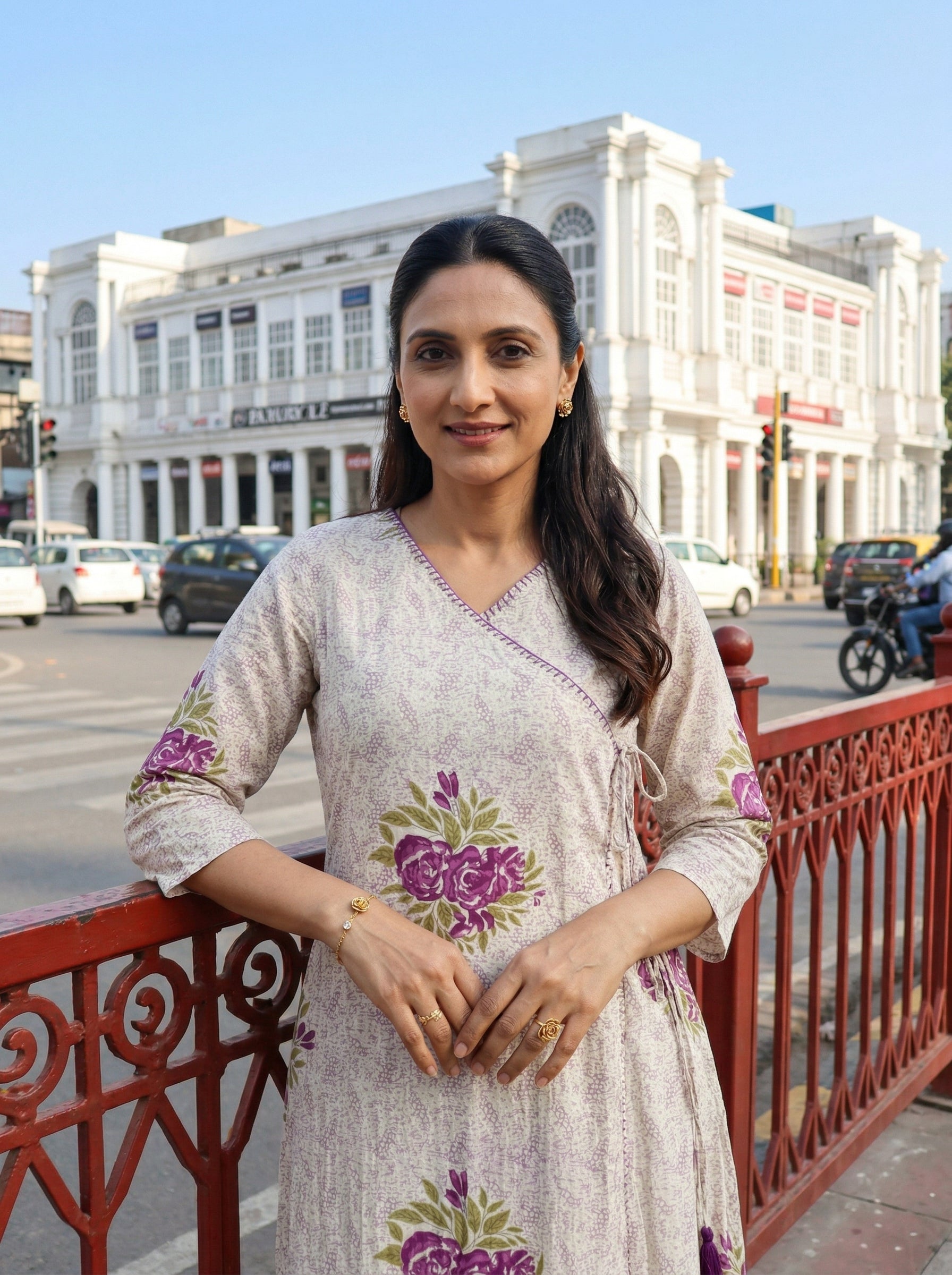 NAZAAKAT WHITE/PINK COTTON KP SET