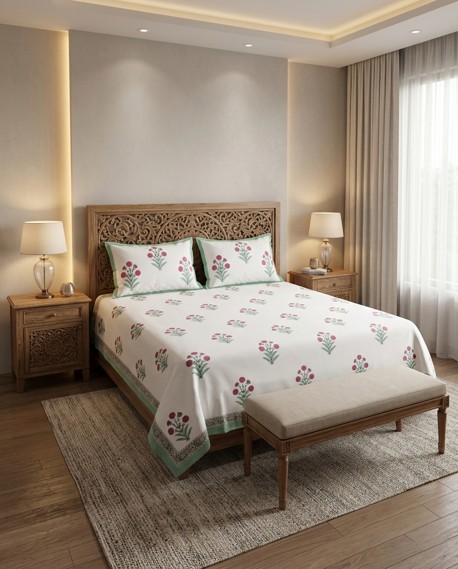 THE GUL-E-ANAR PREMIUM BEDSHEET