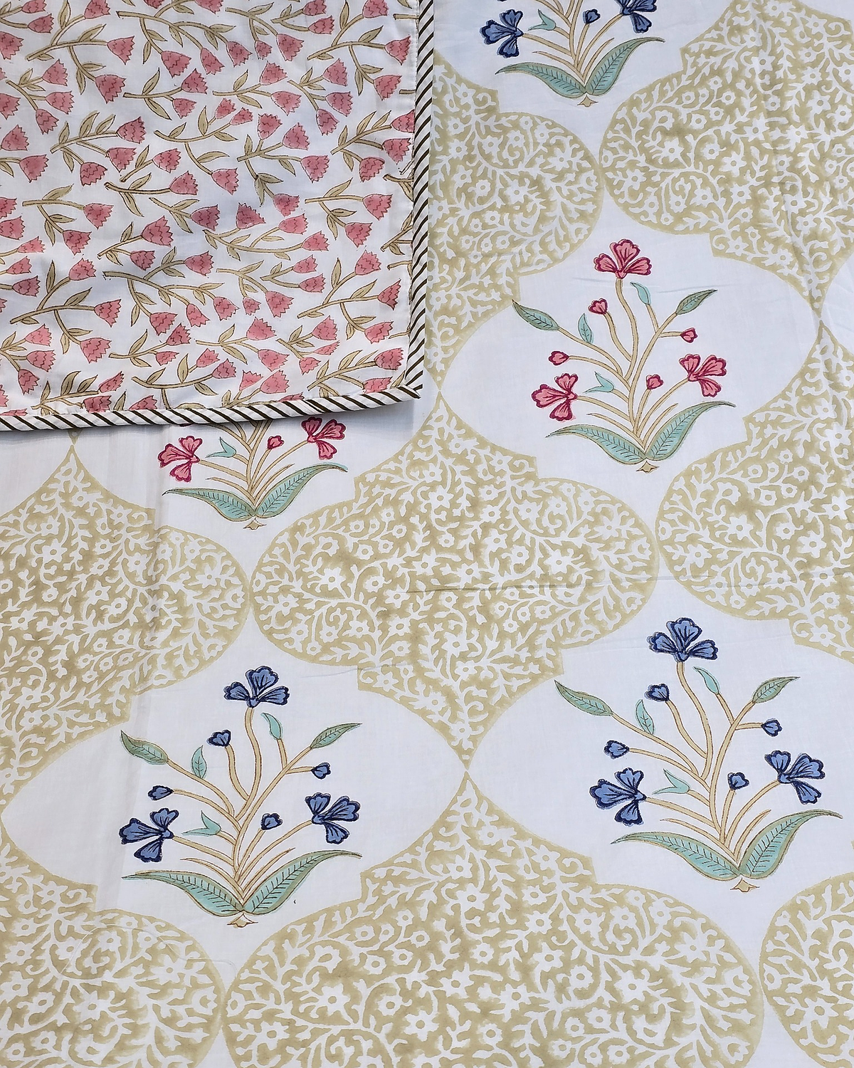 MEHER BOTANICAL JAAL HAND BLOCK COTTON DOHAR