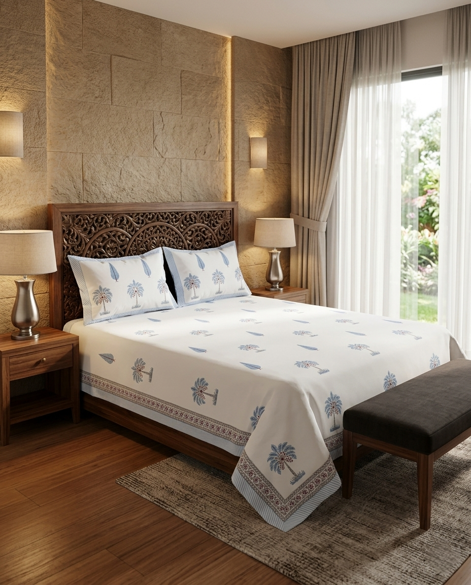 THE OASIS PALMS PREMIUM BEDSHEET
