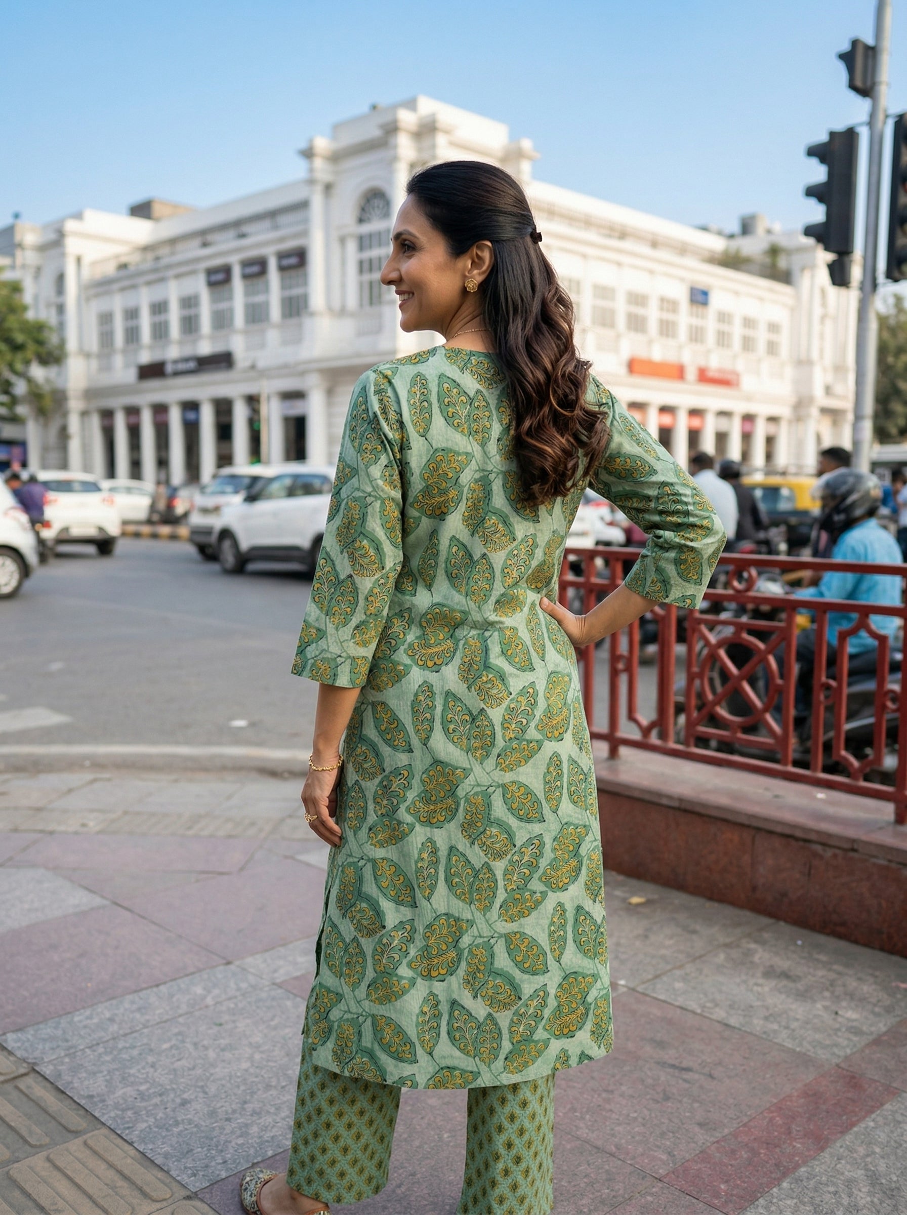 NAZAAKAT GREEN COTTON KP SET