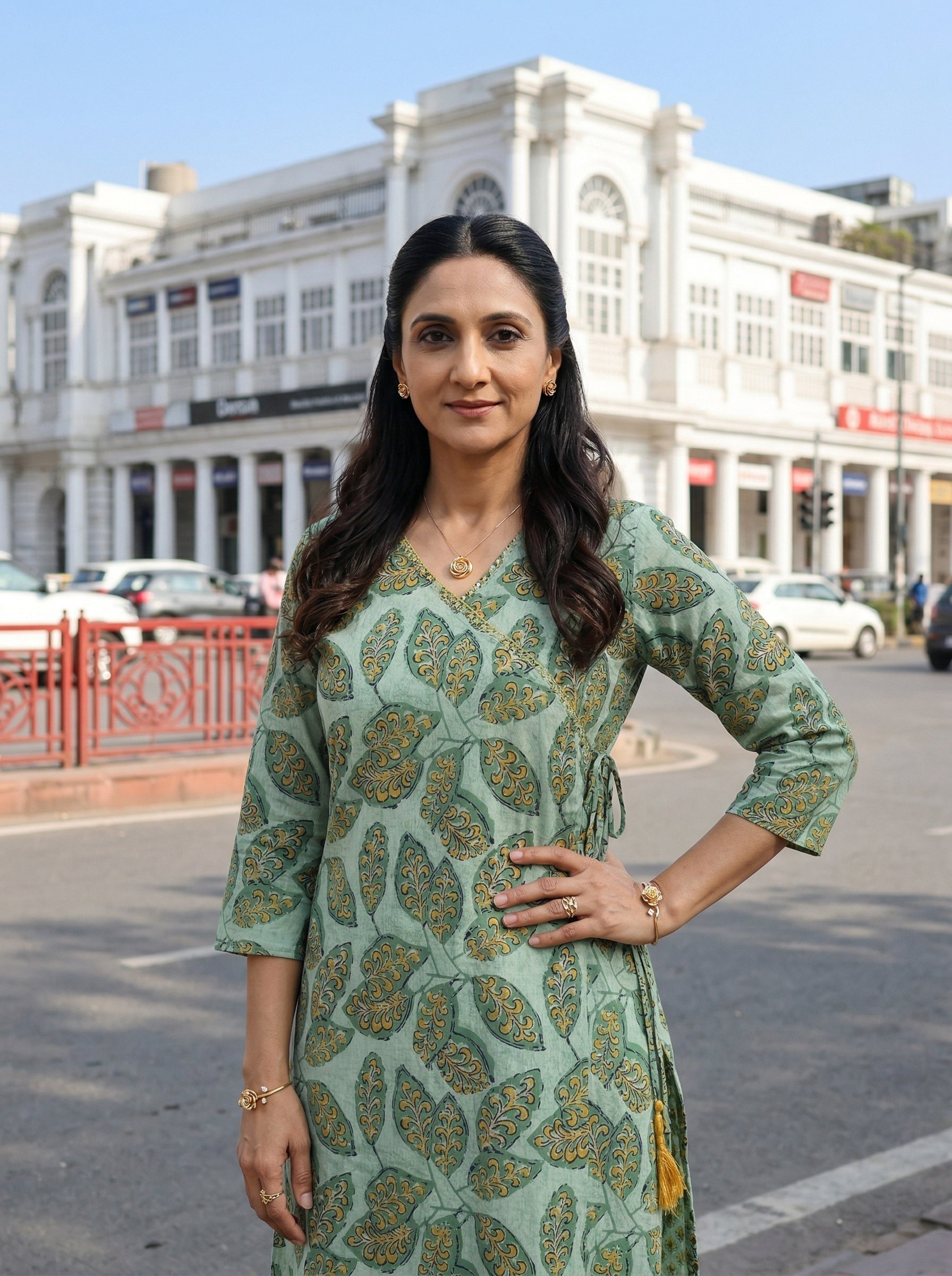 NAZAAKAT GREEN COTTON KP SET