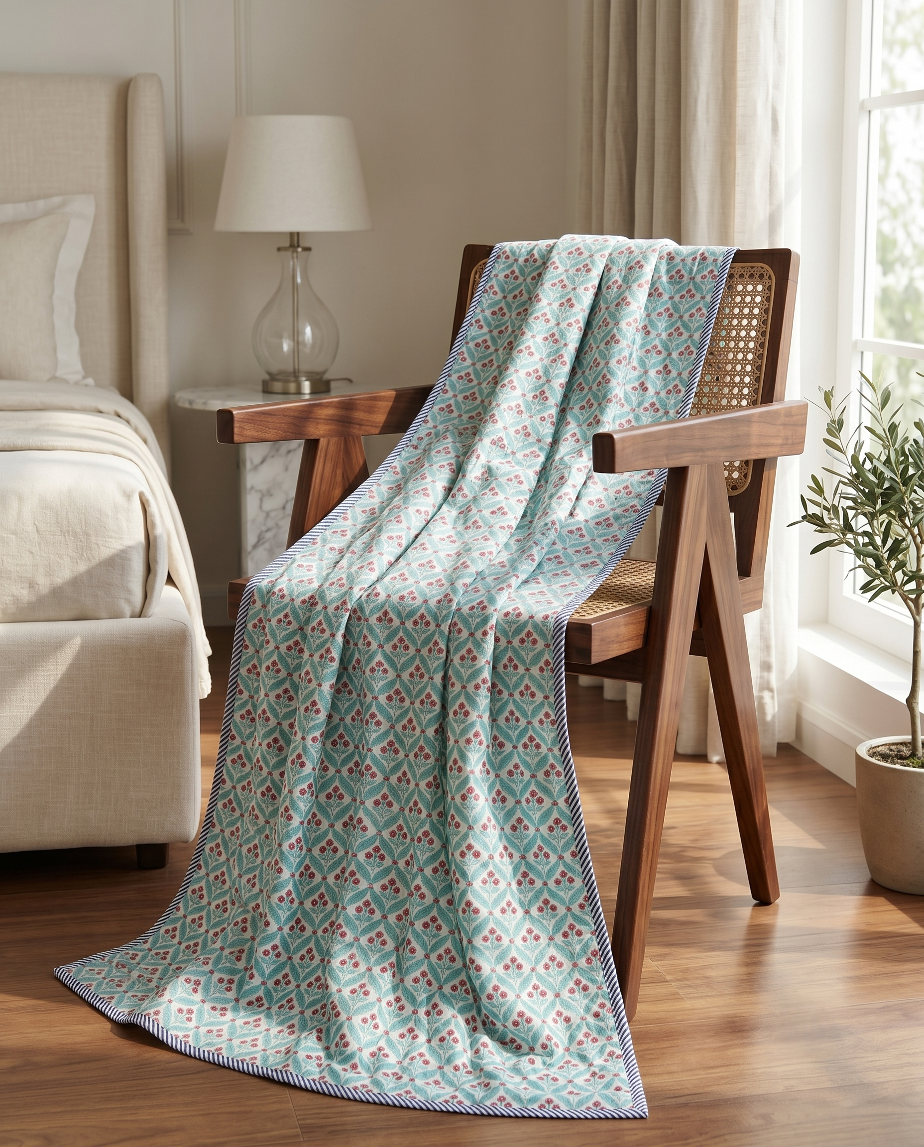 MEADOW BLOOM REVERSIBLE COTTON DOHAR