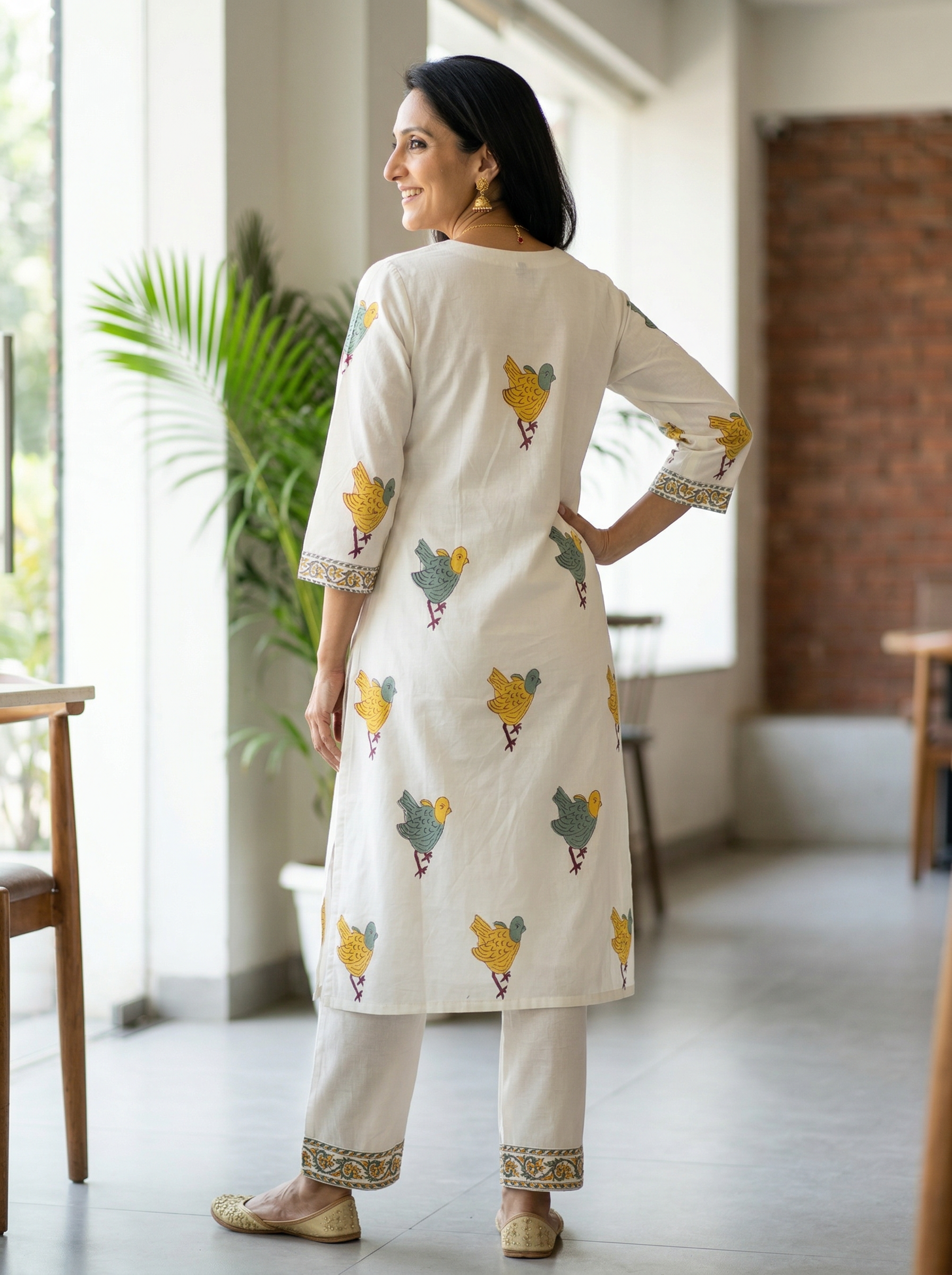 Bird Butta Premium Cotton Kurta