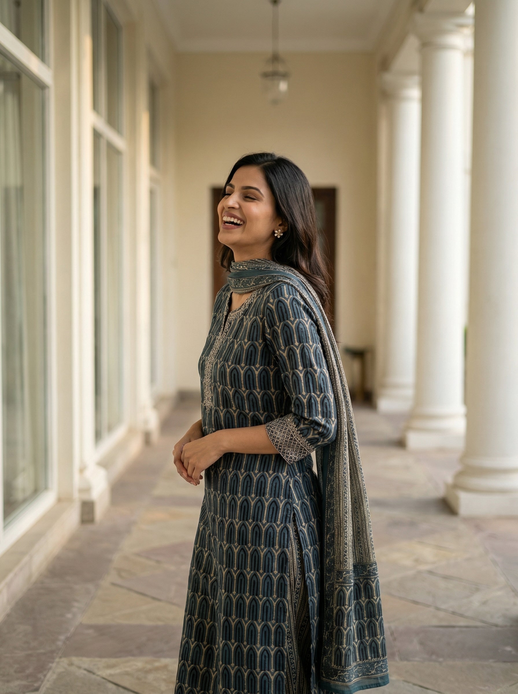 Urban Rang Cotton Blue KPD Set