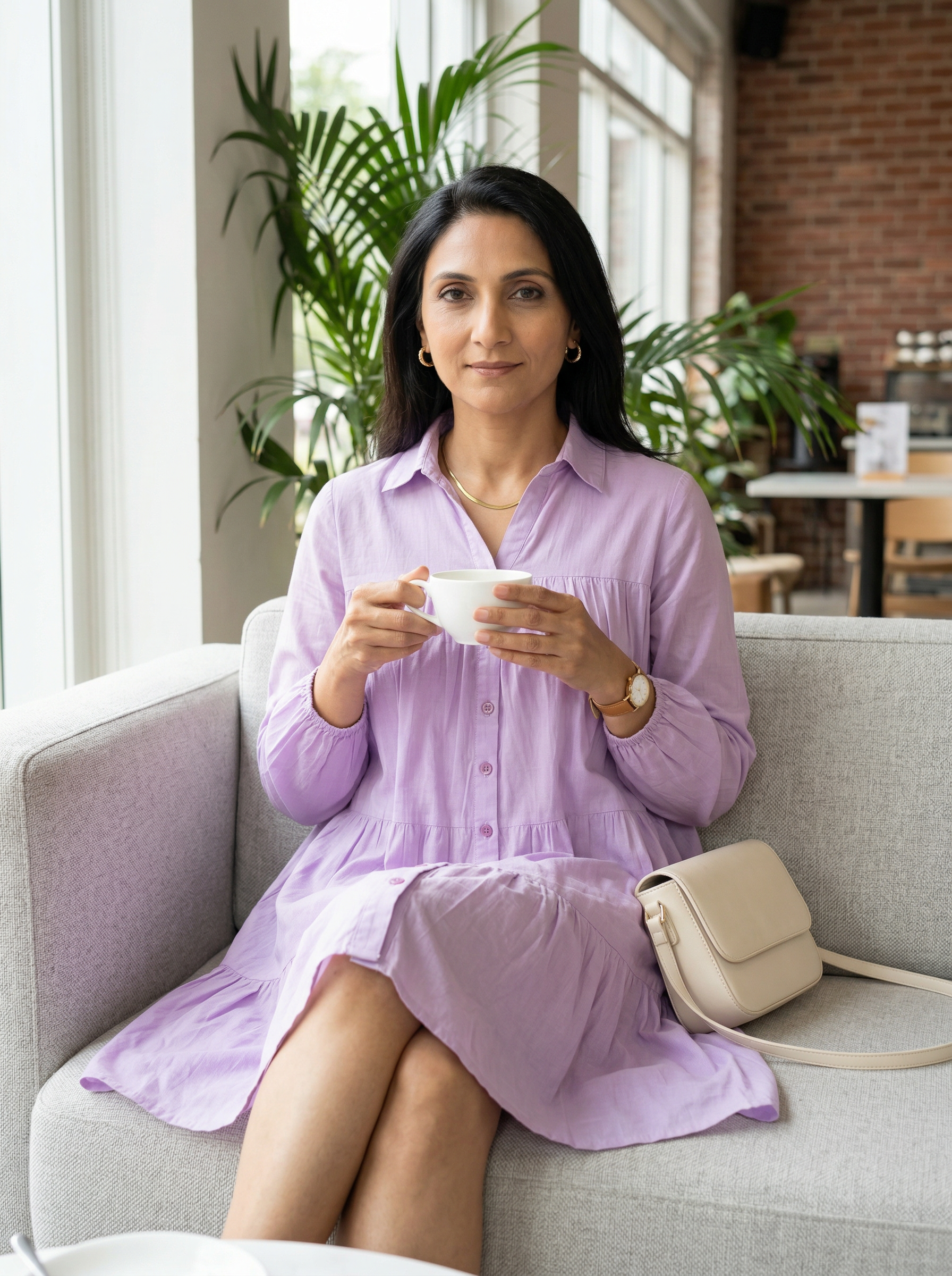 Mauve Short Mul Frock