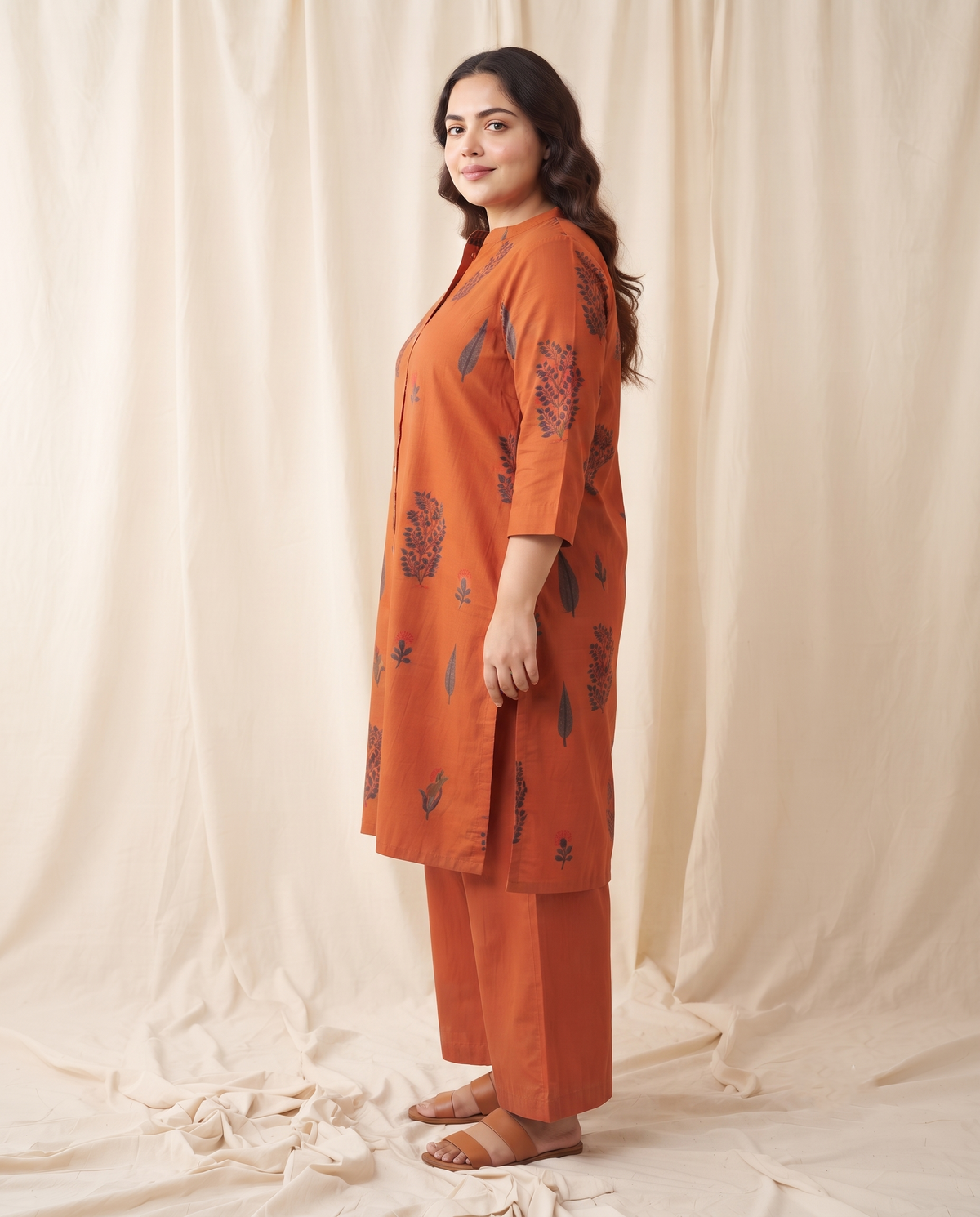 AVIRA BOTANICAL 2 PC SET - ORANGE