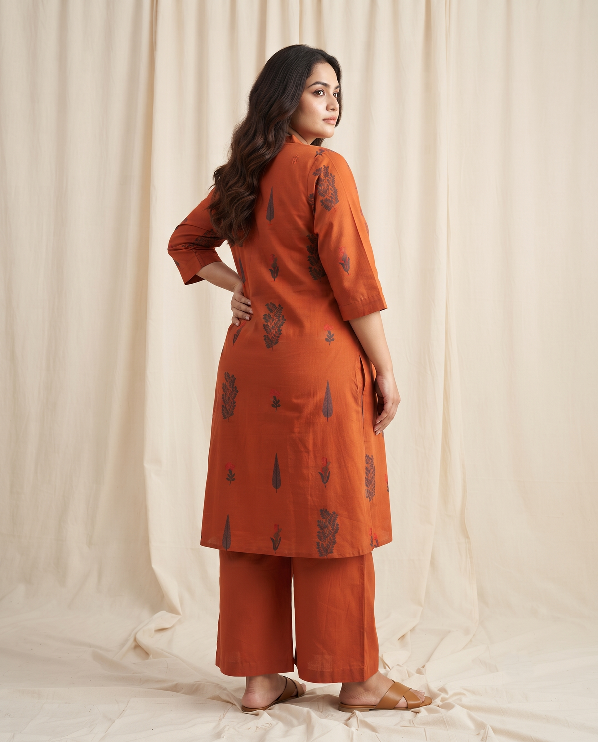 AVIRA BOTANICAL 2 PC SET - ORANGE