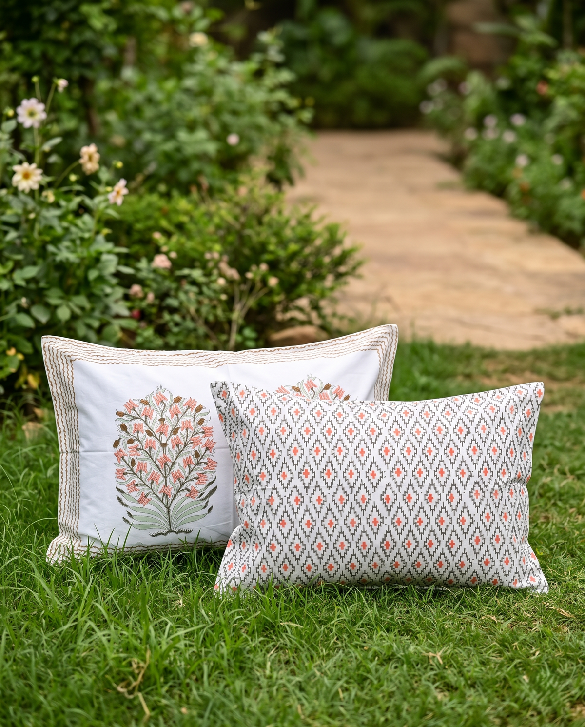 The Peach Blossom Tree Premium Cotton Bedsheet