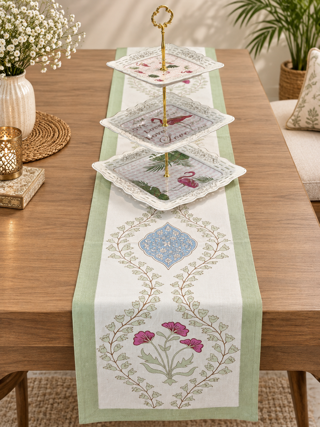 SAGE GARDEN TABLE RUNNER