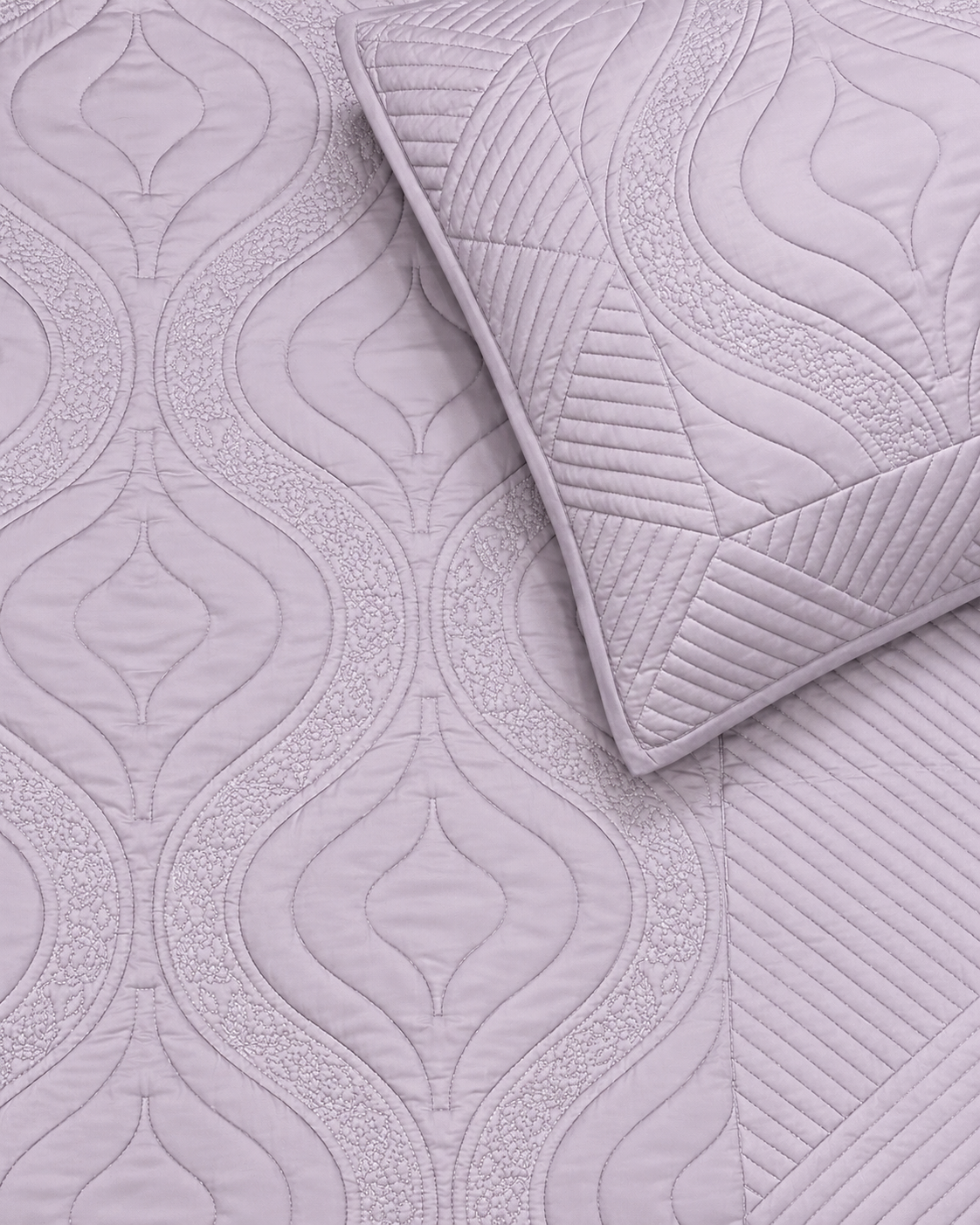 LAVENDER SERENITY PREMIUM QUILTED BEDCOVER